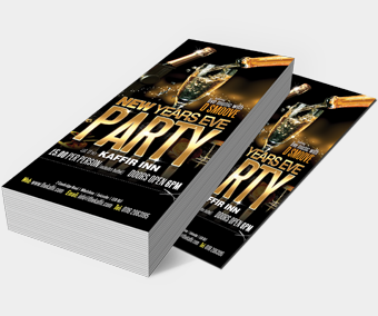 DL leaflets 400gsm gloss