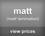 matt laminated business cards